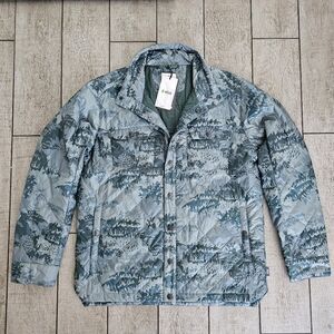 Stio Jacket Skycrest Insulated Puffer Snap Shirt Mens L NWT REI Outdoor Packable